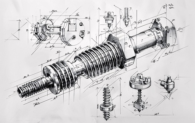Sketches of some bolts.
